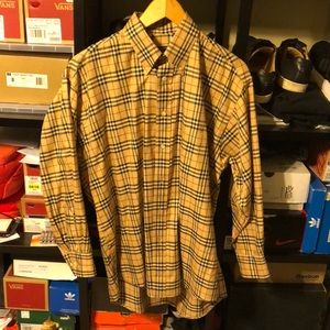 Vintage Burberry button down shirt